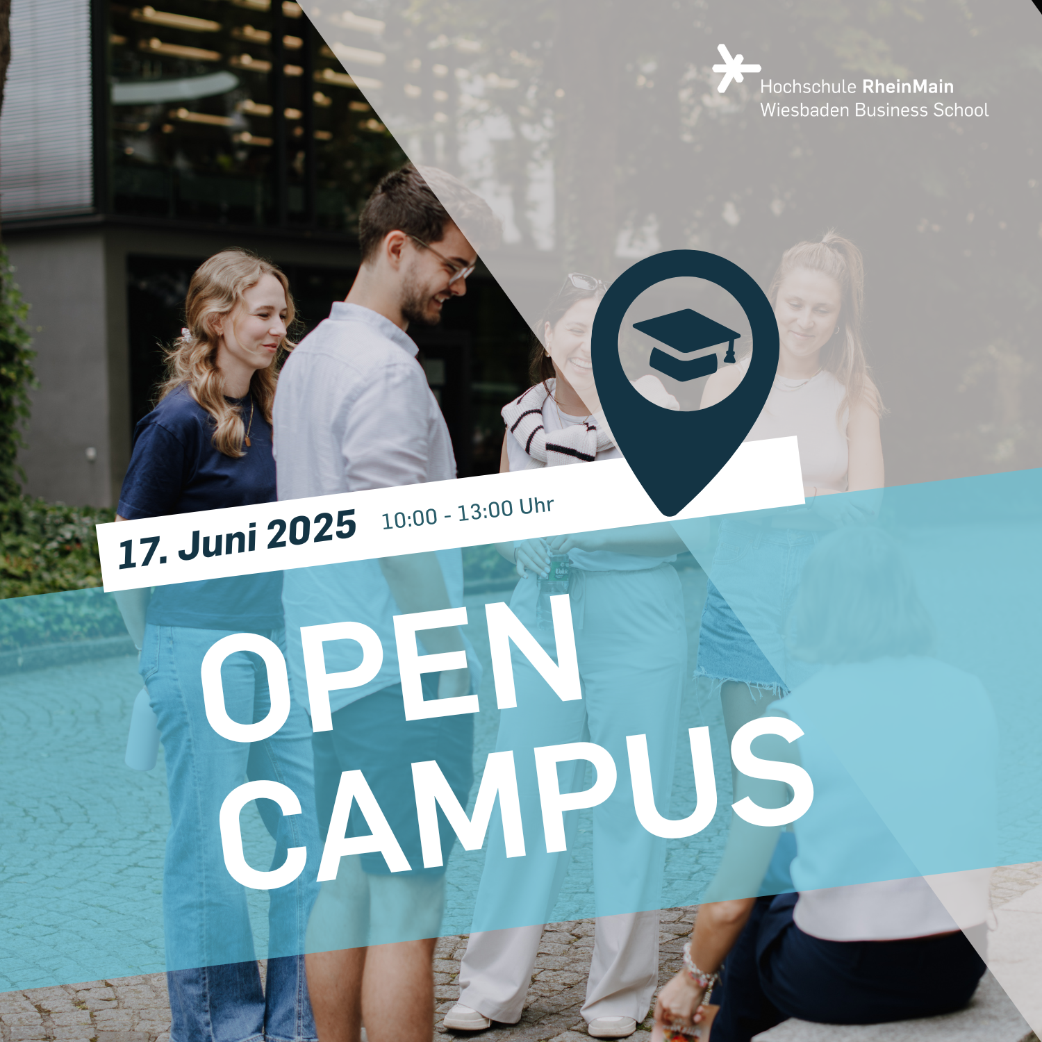 Plakat zur Ankündigung des Open Campus 2025