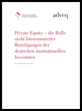 Titelblatt WBS Research 2006 Private Equity - Beteiligungen deutscher institutioneller Investoren