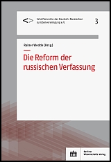 Buch Wedde, Rainer [Hrsg.]: Die Reform der russischen Verfassung