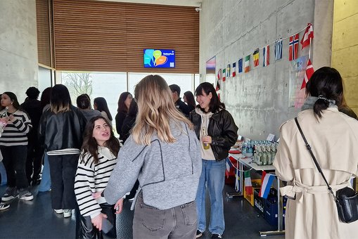 Ein erstes Kennenlernen der internationalen Studierenden untereinander. 