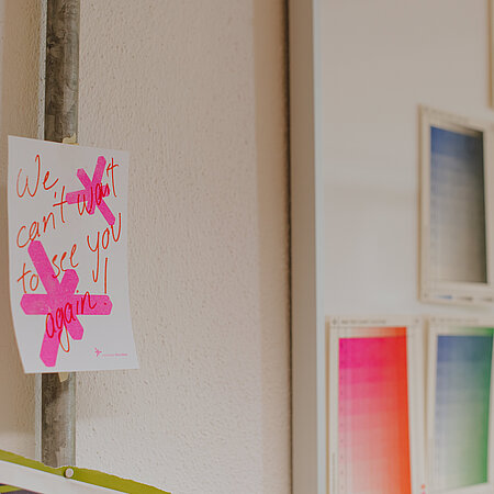 Druckbeispiel aus der Druckwerkstatt
