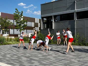 "The Flying Ropes" der TG Rüsselsheim trotzten der Hitze