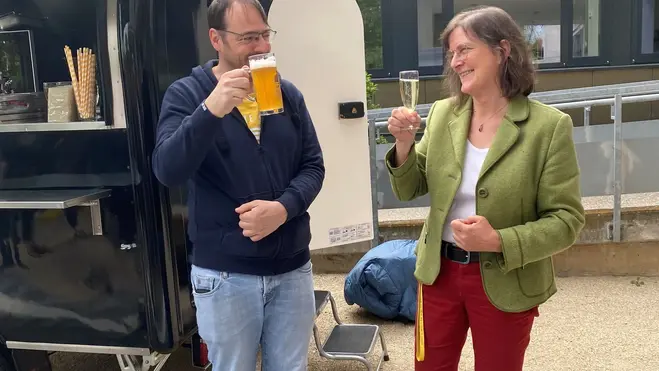 Eröffnung Biergarten