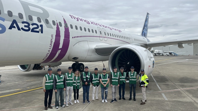 Testflugzeug Airbus