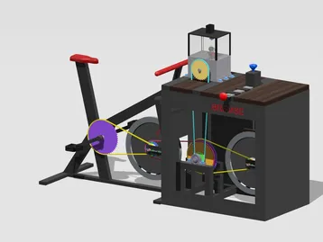 Entwurf des Fahrrahdschredders