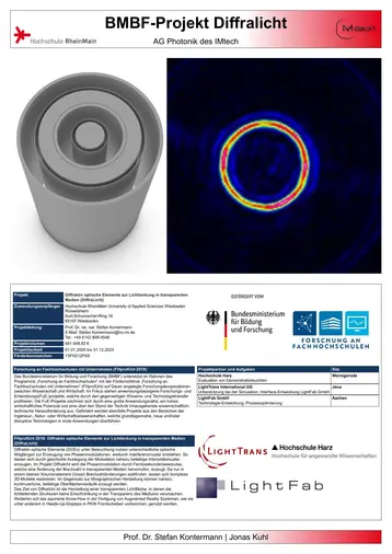 BMBF-Projekt Diffralicht