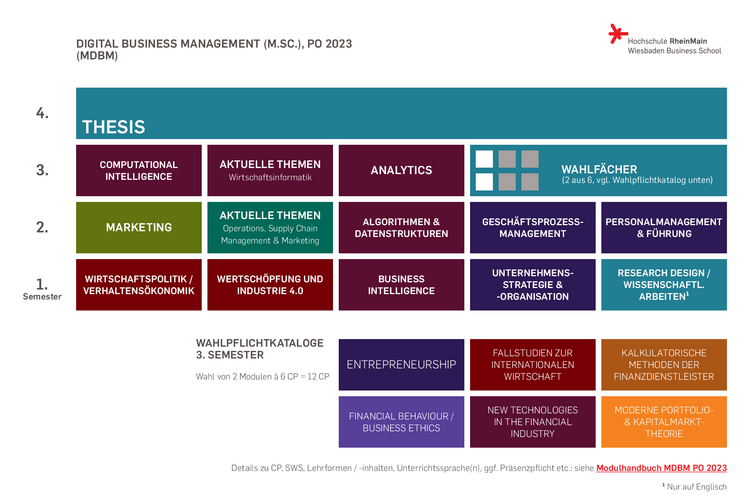 Schaubild: Aufbau des Studiengangs MDBM (PDF)
