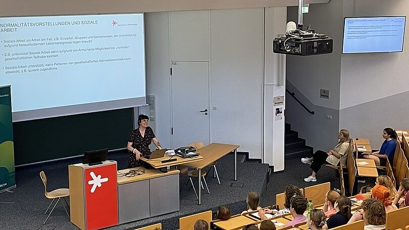 Campustag Vortrag im Hörsaal 