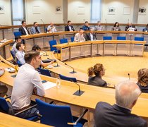 Teilnehmende des Fachgesprächs Automotive © Stadt Rüsselsheim am Main