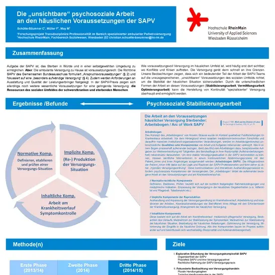 Die "unsichtbare" psychosoziale Arbeit an den häuslichen Vorraussetzungen der SAPV