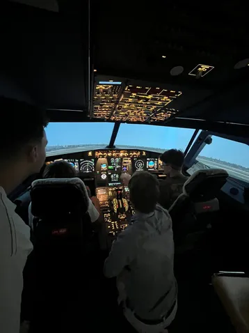 Im A320-Flugsimulator