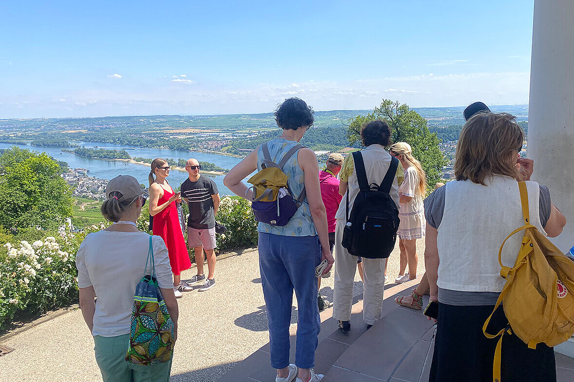 Staff Week participants in Rüdesheim