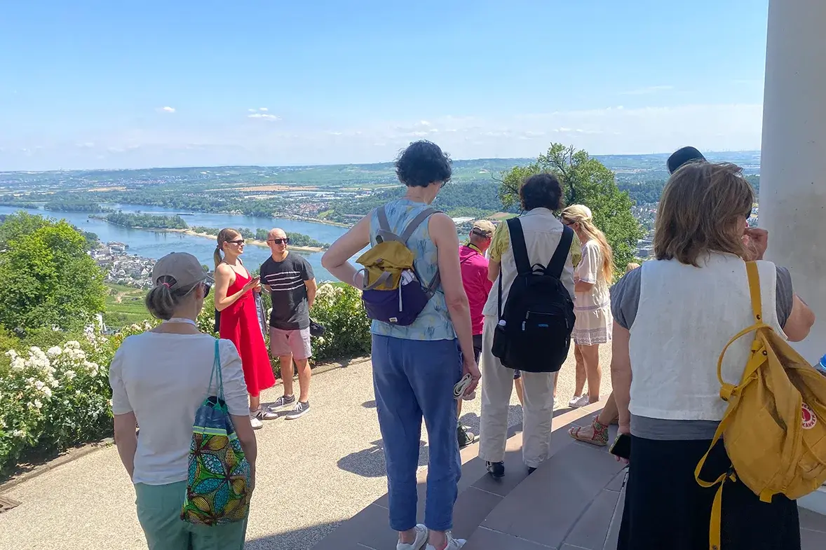 Staff Week participants in Rüdesheim