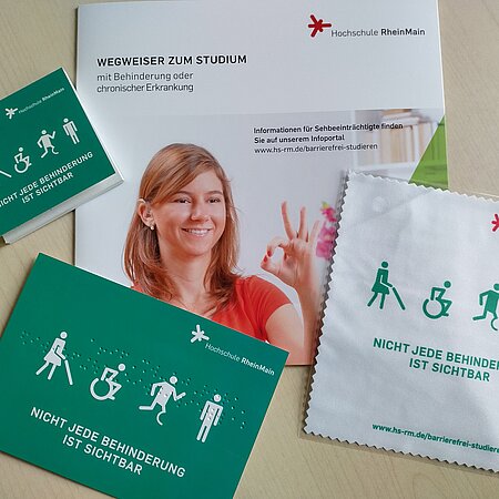 Mehrere give aways zur Barrierefreiheit