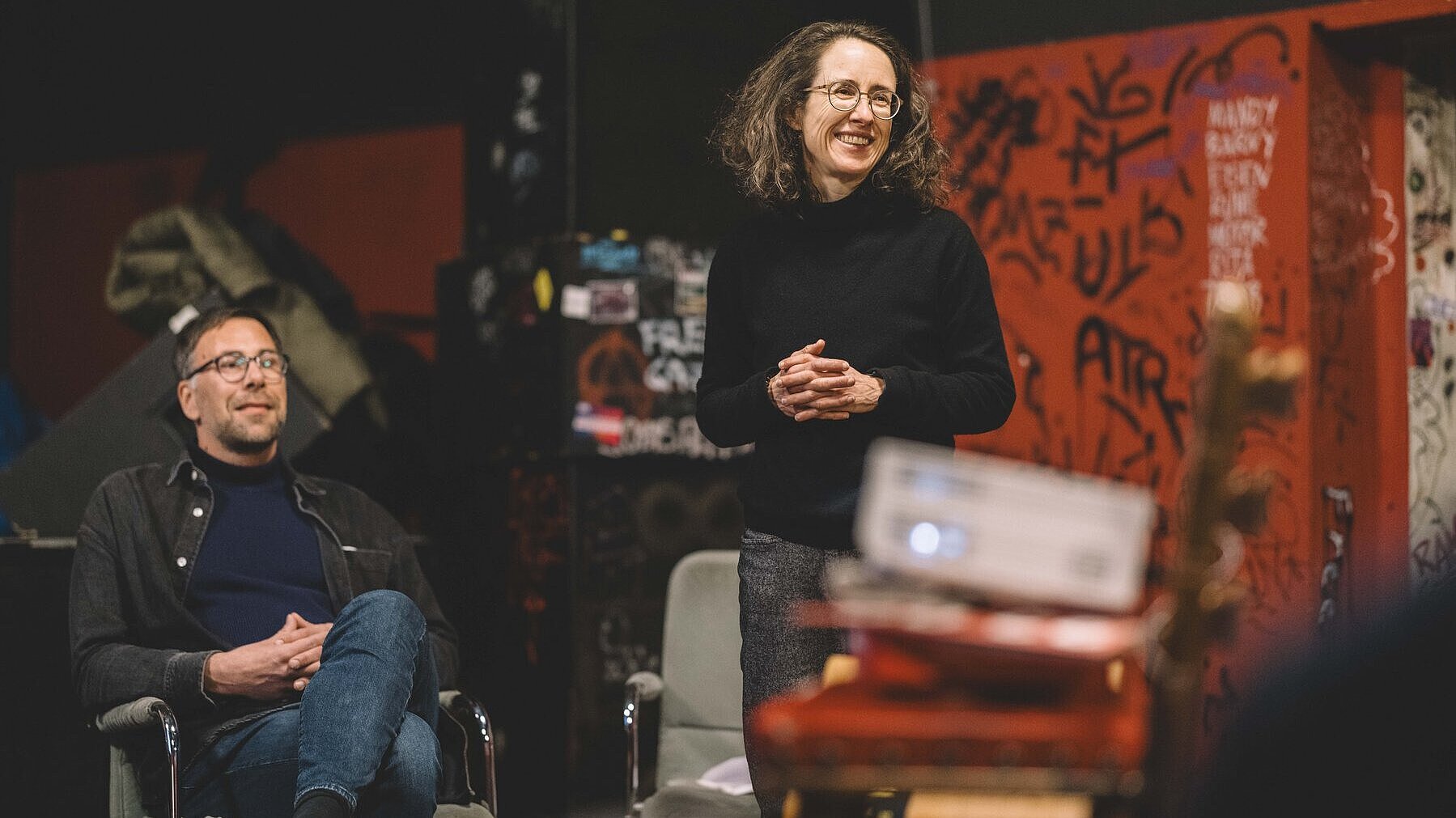 Kerstin Herzog steht vorne