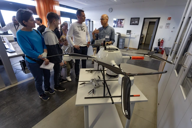Präsentation der Drohnen