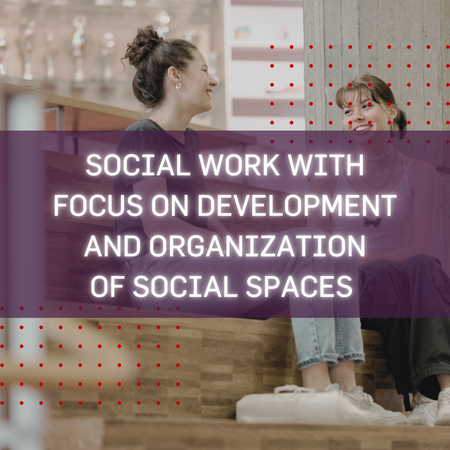 Social work with focus on development and organization of social spaces