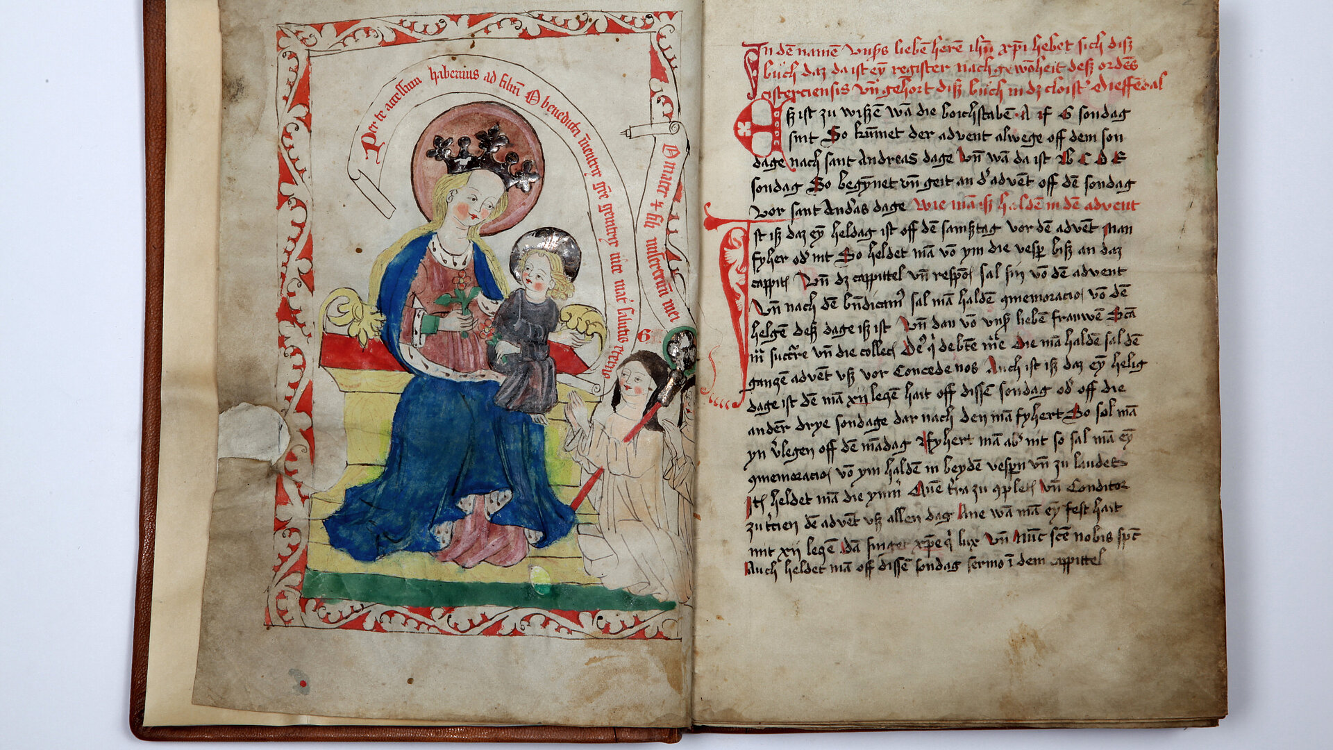 Hs. 86, aus dem Zisterzienserinnenkloster Tiefenthal, 15. Jh.