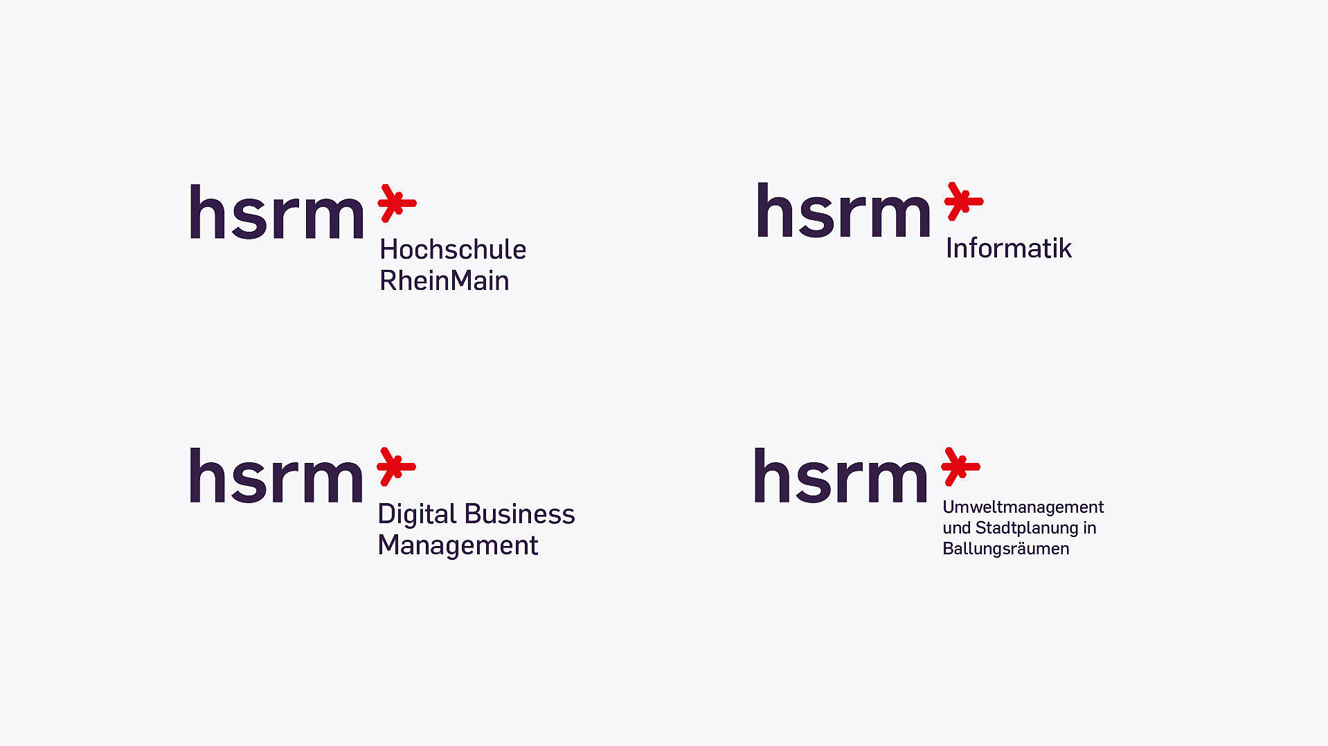 hsrm Logos Studiengänge hsrm Logos Studiengänge