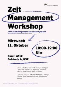 Workshop Zeitmanagement