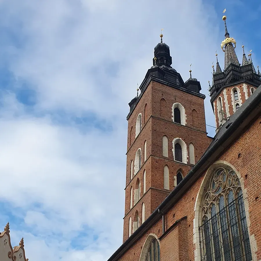 Ein Gebäude in Polen