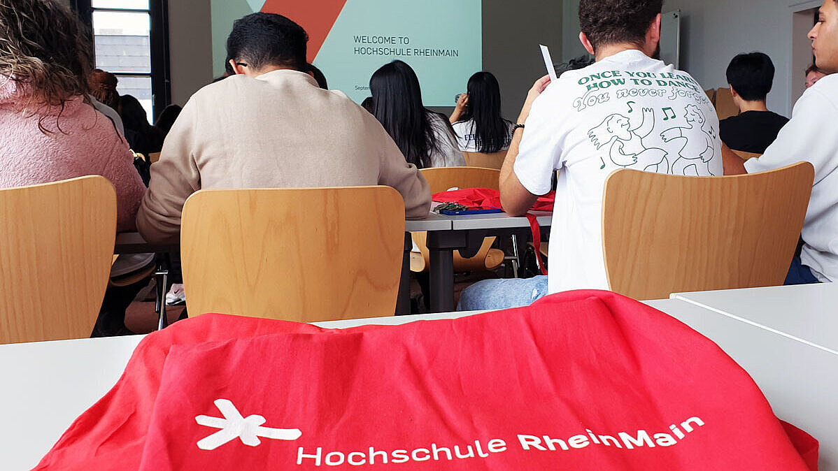 Welcome of the exchange students at Hochschule RheinMain