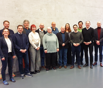 Professors and employees from the HSRM faculties and schools at the launch of the RITMO research center. © Hochschulkommunikation | Hochschule RheinMain