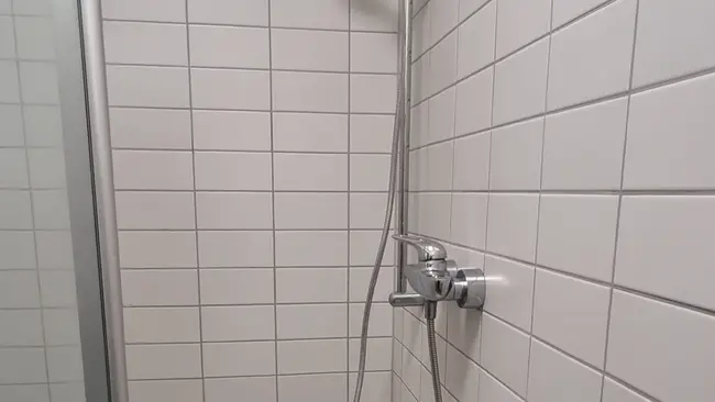 Bild einer Duschkabine am Campus Rüsselsheim