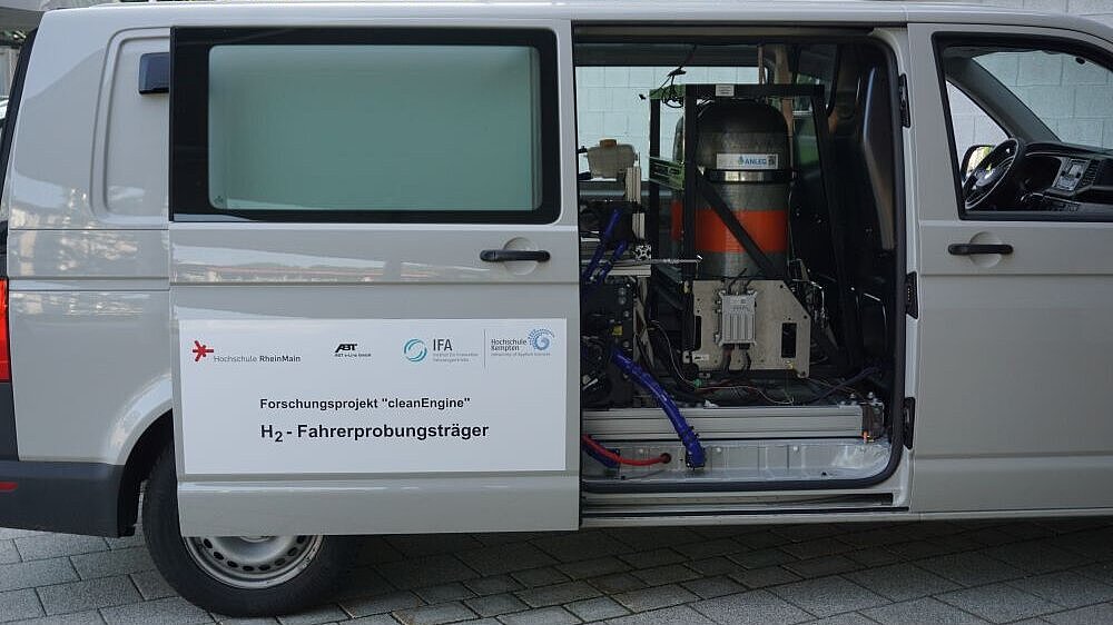 H2-Fahrerprobungsträger aus dem Forschungsprojekt cleanEngine