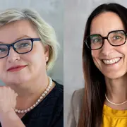 Präsidentin Prof. Dr. Eva Waller und Kanzlerin Dr. Tina Klug