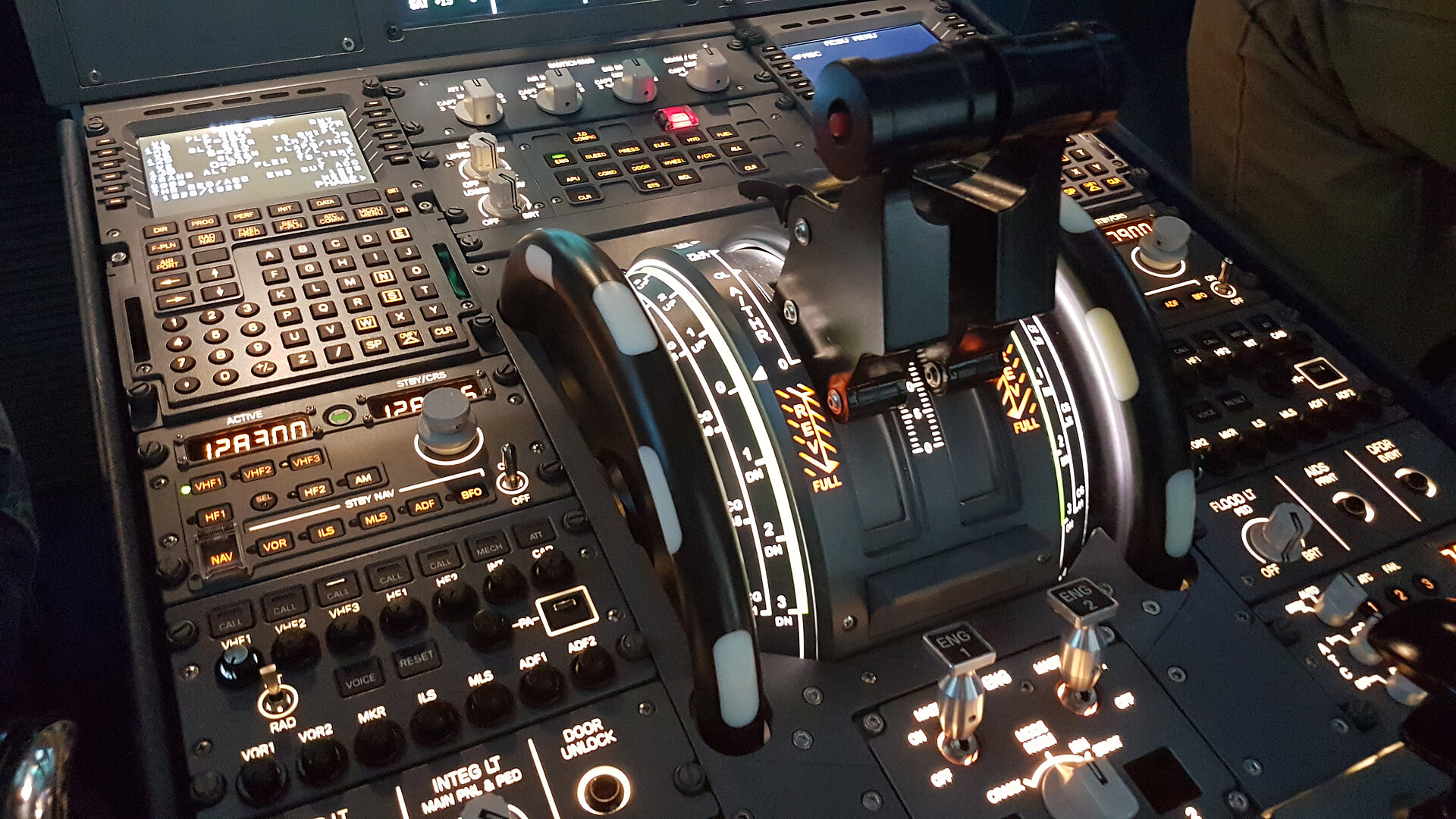 Instrumente des A320 Simulators