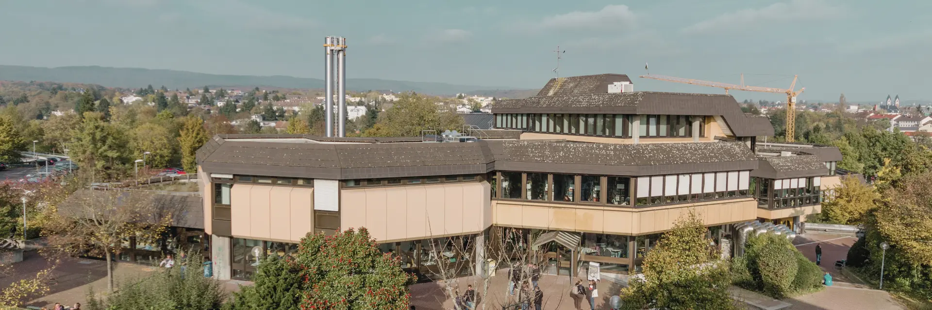 Blick auf den Campus der Hochschule