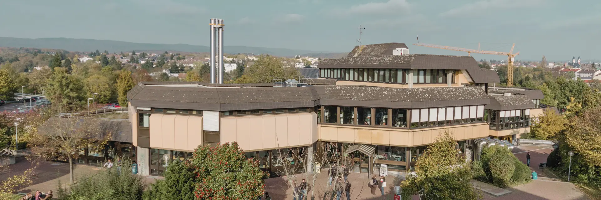 Blick auf den Campus der Hochschule