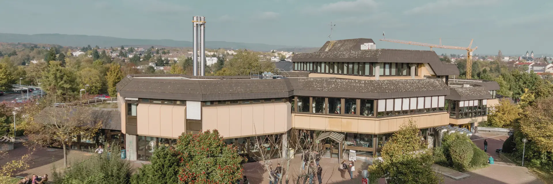 Blick auf den Campus der Hochschule