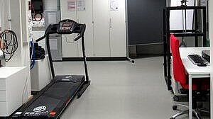 Laufband Laufband im Labor für Biomechanik