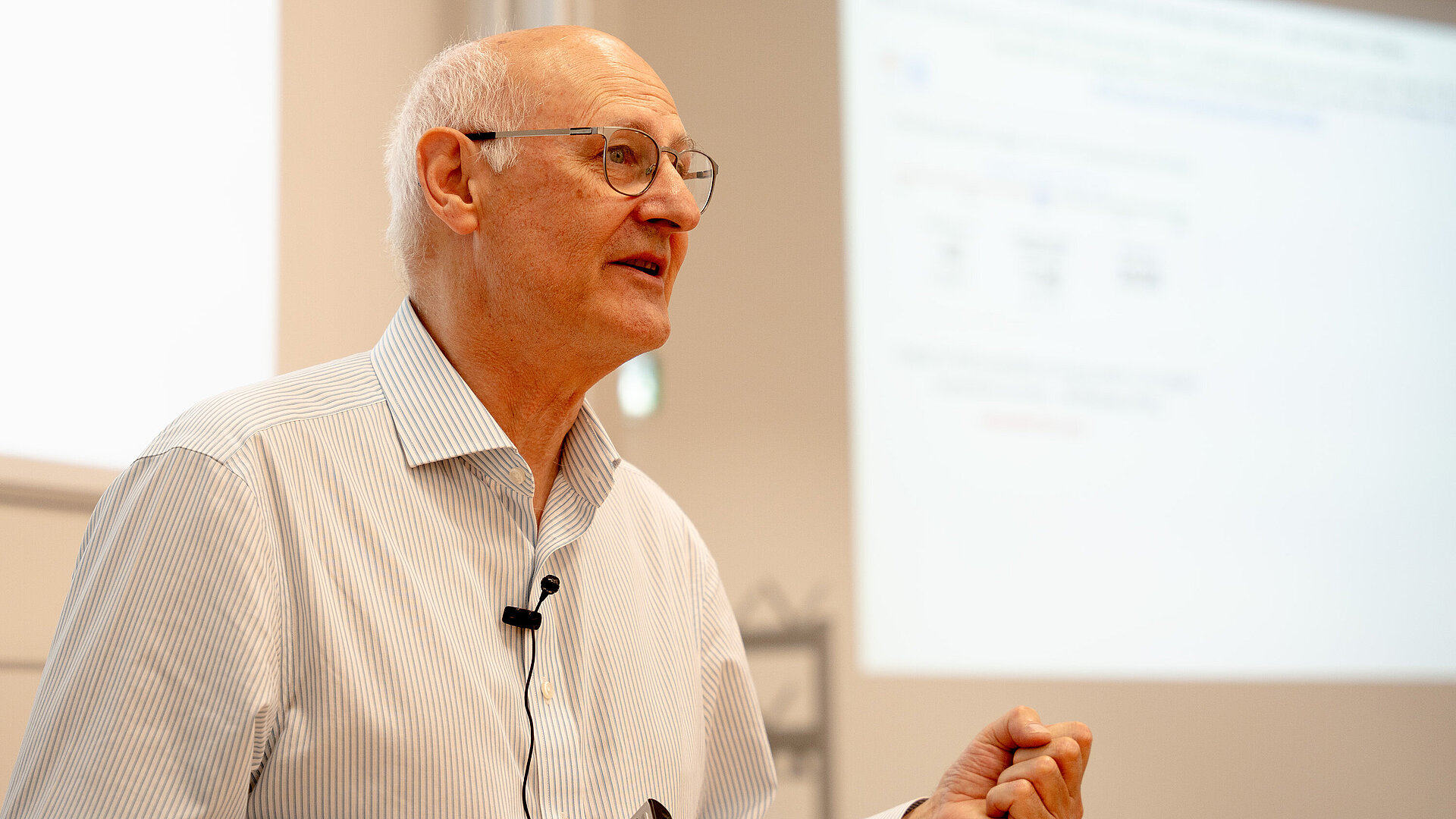Professor Alan McKinnon, einer der Keynote-Speaker beim International Symposium on Logistis (ISL) 2025 an der Wiesbaden Business School.