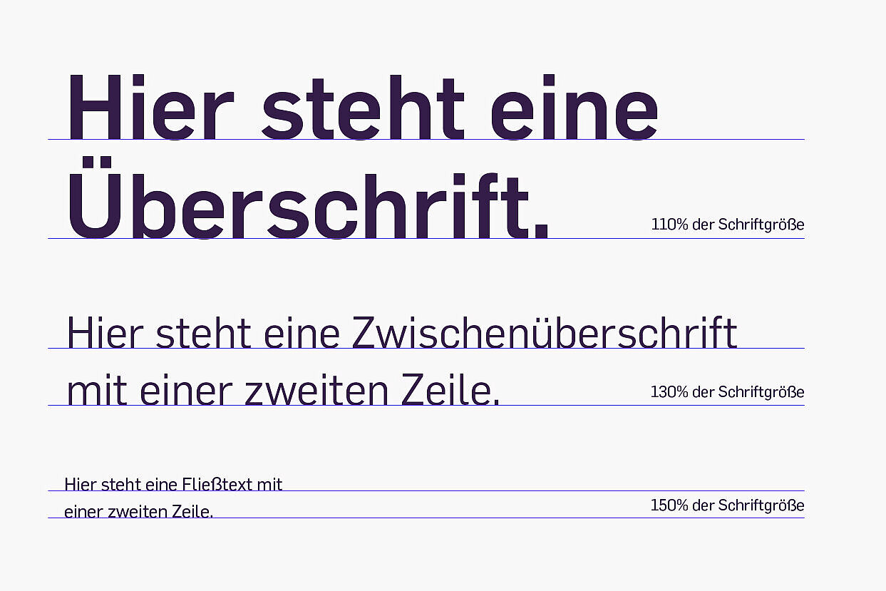 Zeilenabstand in der Typografie Zeilenabstand in der Typografie