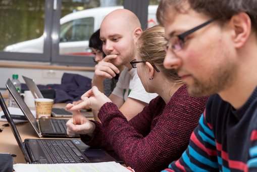 Studierende der Hochschule RheinMain tauschen sich aus