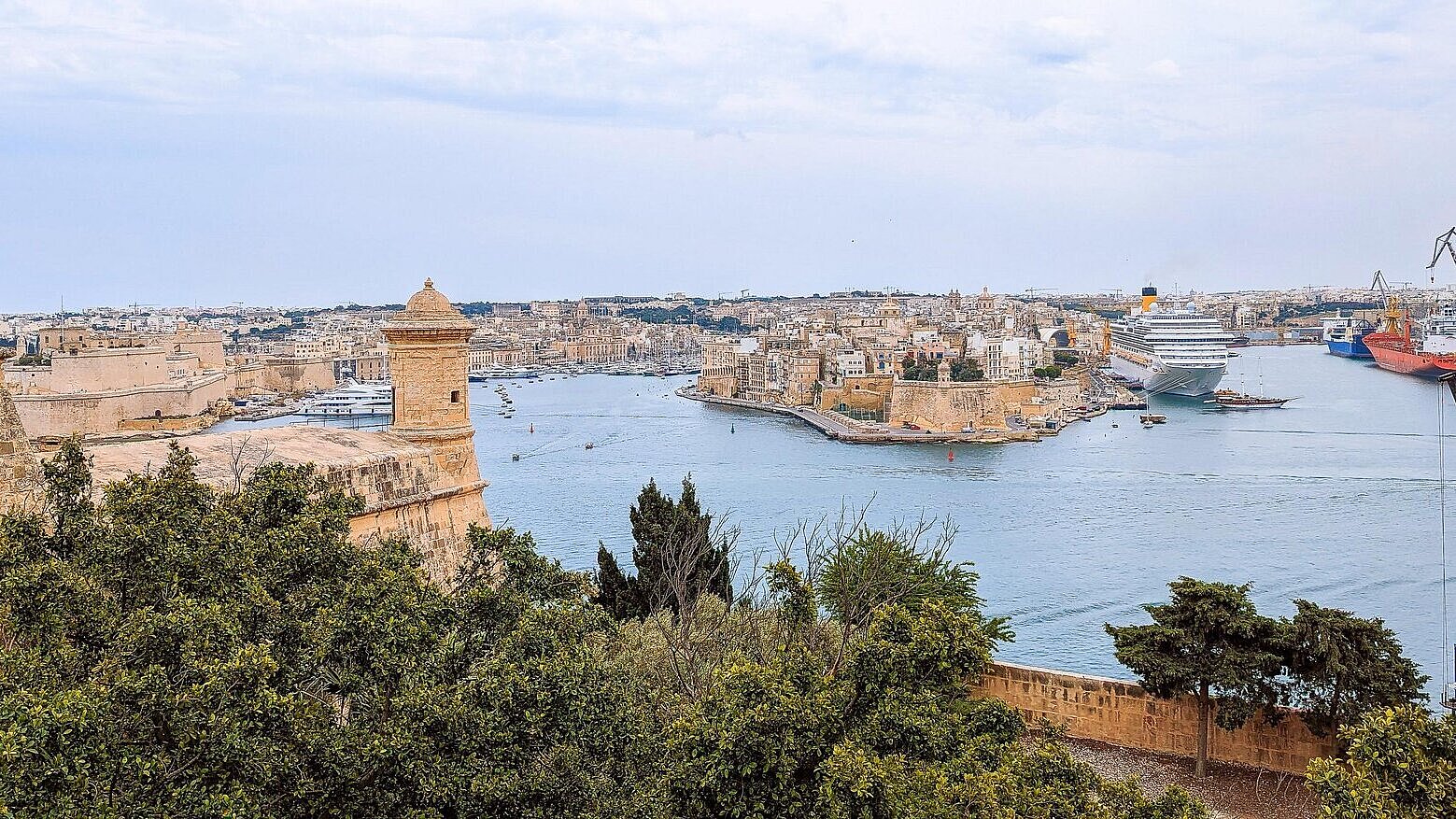 Valetta, Malta. Blick von oben 