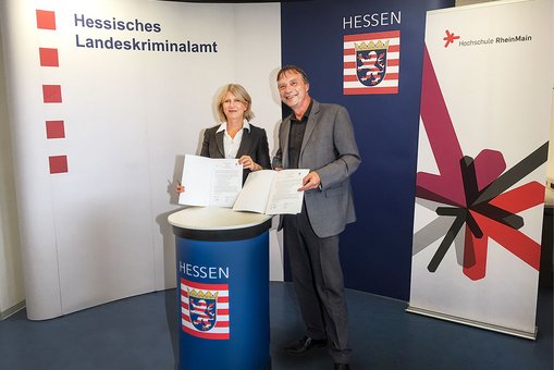 Hessisches Landeskriminalamt und Hochschule RheinMain kooperieren