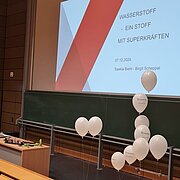 Startklar für die Kinderuni: Im großen Hörsaal ist alles vorbereitet
