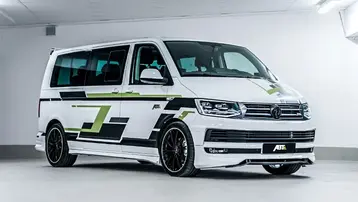 Elektro-VW-Bus für die Messungen auf dem Brennstoffzellen-Teststand