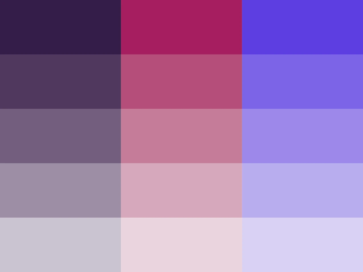 Abgetönte HSRM-Farben