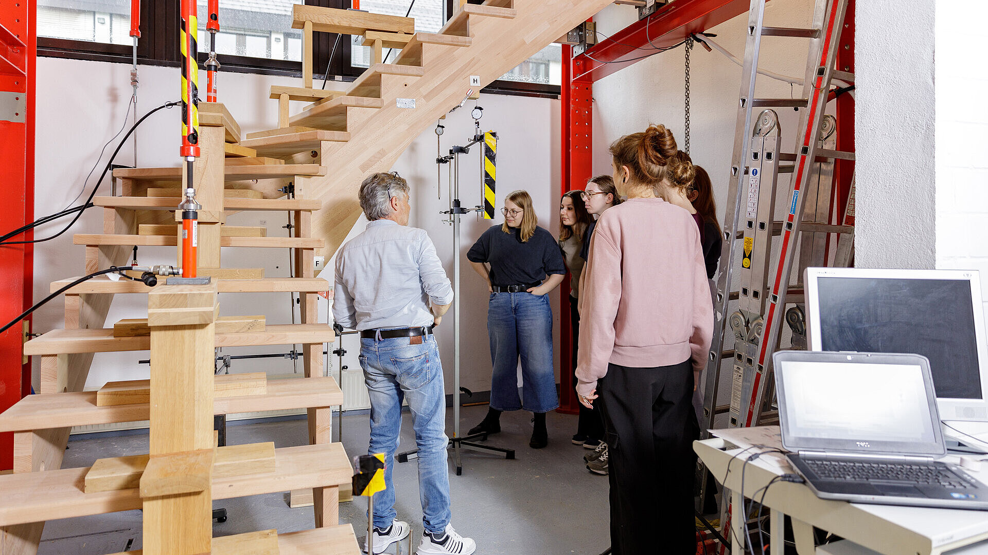 Labor für Treppenbau, Hochschule RheinMain