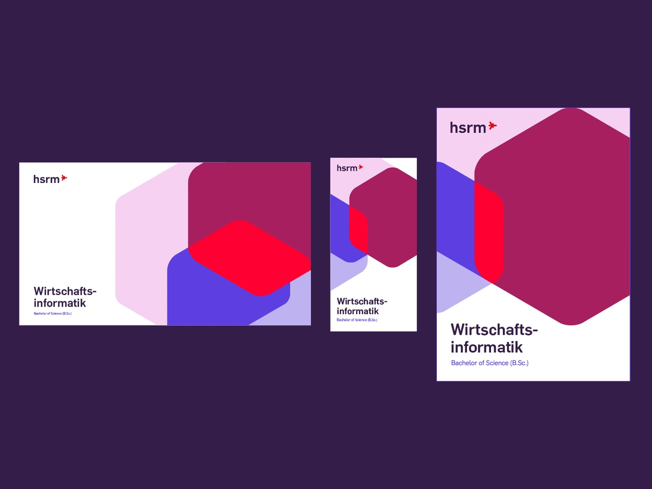 Collage mit Werbemitteln ohne Foto