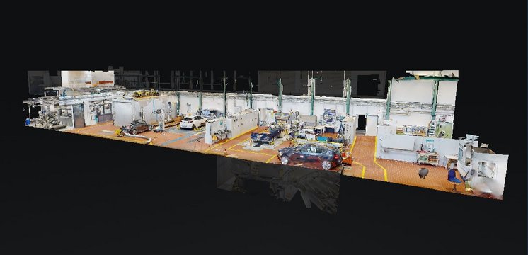 Video-Link Thumbnail: Zeigt eine Übersicht eines Matterport-basierten Science Spaces 3D Ansicht