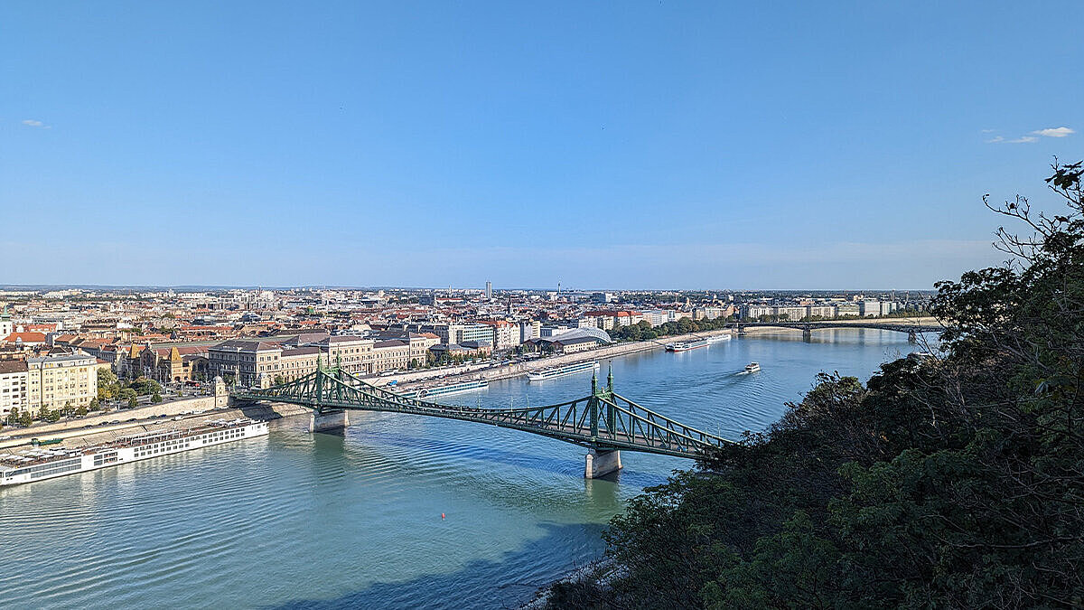 Blick auf eine Stadt