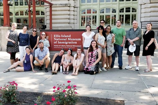 Teilnehmerinnen und Teilnehmer der Summer School in New York 2018. 