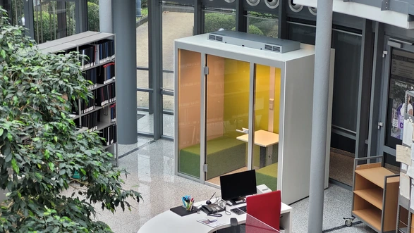 The Quiet Box at the library Unter den Eichen 