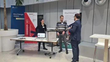 Messestand in der Ausstellung